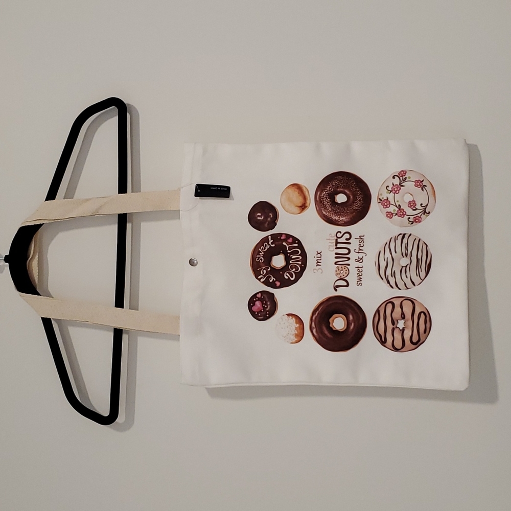 Sweet Treats Donuts Multipurpose tote bag for travel books beach vacation laptop